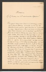 k.k. naturhistorisches Hofmuseum, Intendanzakten 1885-1896 (Hauer), Aktenzahl Z.649.a/1889, Seite 1